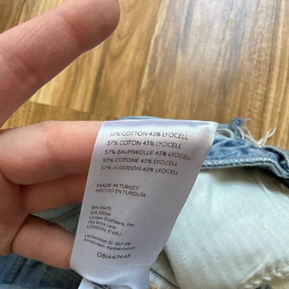 Free People We The Free Denim Cutoff Shorts Size 29 - Picture 3 of 5